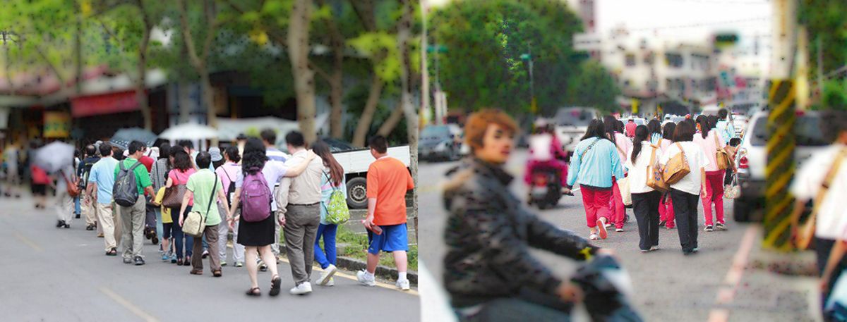 未設置人行道讓行人直接走在馬路上，已經成為全台灣四處可見的風景，同時也讓行人曝露在隨時可能被撞的風險之下