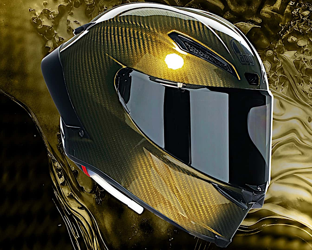 AGV最近推出了土豪金配色的限量特仕款Pista GP RR Oro