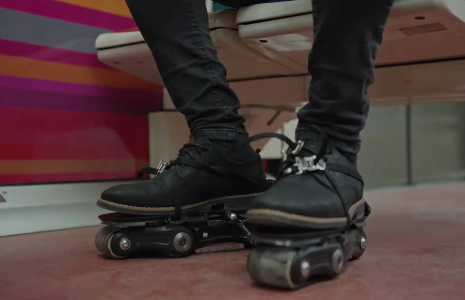 Rollkers號稱可以讓使用者提升一倍的走路速度