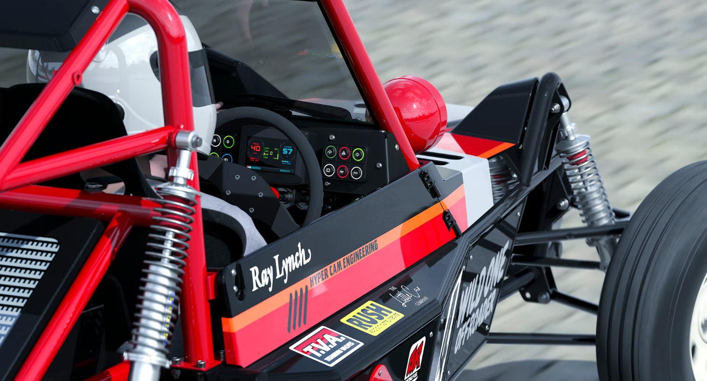 Tamiya Wild One Max搭載拆卸式14.4 kWh電池組、雙樑前懸吊、Brembo剎車、Bilstein避震器和5吋數位儀表。