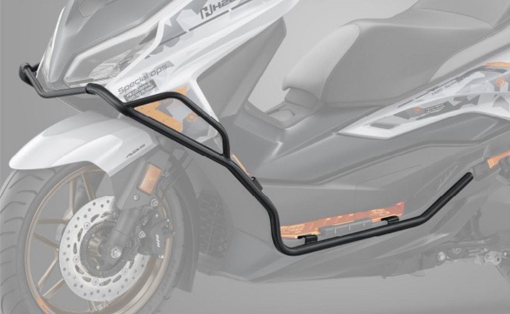 避免傷害到車身,Honda官方直接幫你裝好了防倒桿