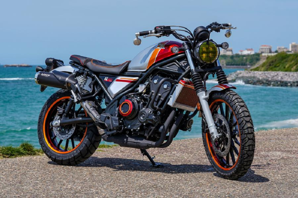 「Bik'ink」採用了70年代Scrambler風格，配色相當搶眼