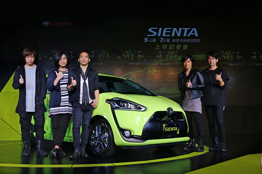 Sienta當年導入台灣市場找來了五月天進行代言，由此可見他的地位有多高