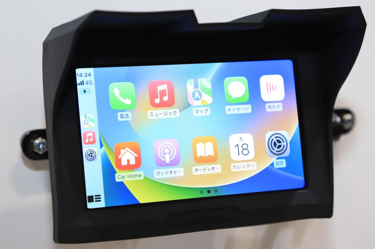 Daytona Moto Smart Monitor上方也有遮陽板,提升大太陽下的辨識度