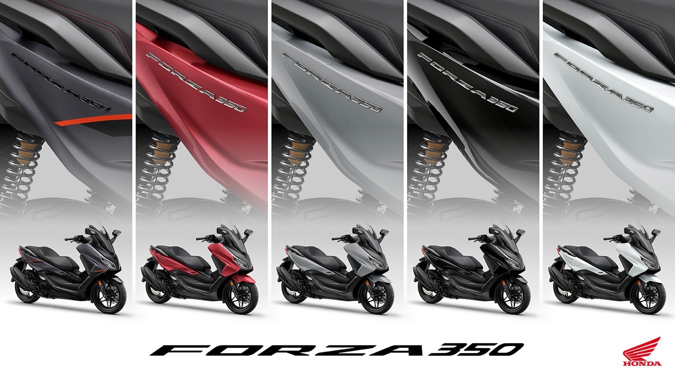Forza 350新增車色!