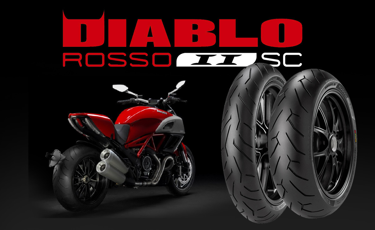 DIABLO ROSSO II 一直為DUCATI Diavel 車款唯一指定用胎。集EPT、FGD技術於一身。在運動性與耐用度取得最佳平衡的輪胎