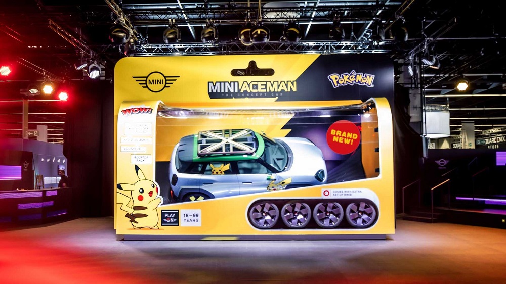 去年Mini Aceman概念車亮相後，當年的Gamescom就有推出神奇寶貝聯名車款