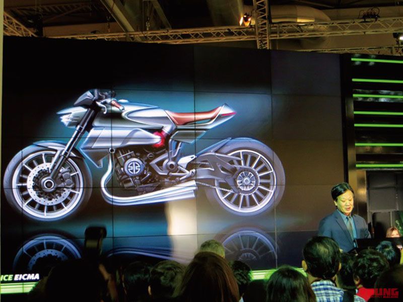KAWASAKI在2015年發表的SC-02概念車