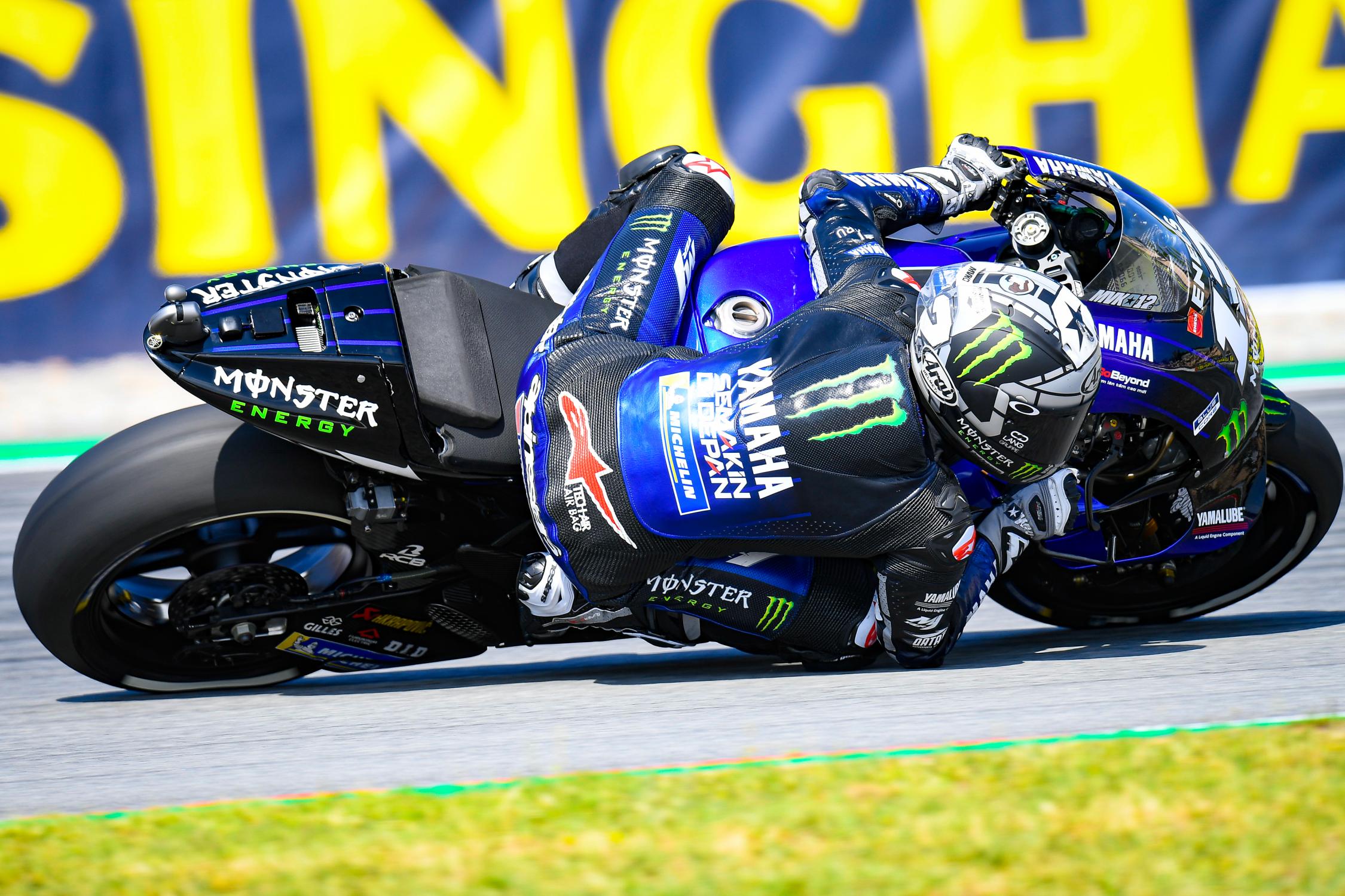 在Catalunya，Vinales真的是倒楣得可以。