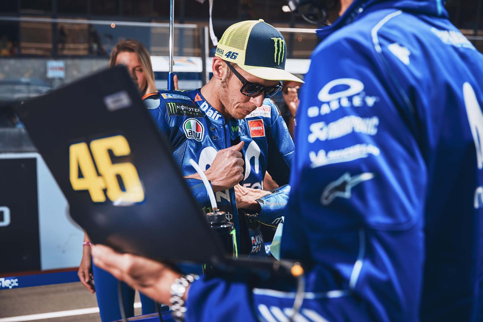 回到家鄉的猴王Rossi能不能再次的站上頒獎台，跳出來終止Yamaha的紀錄呢？