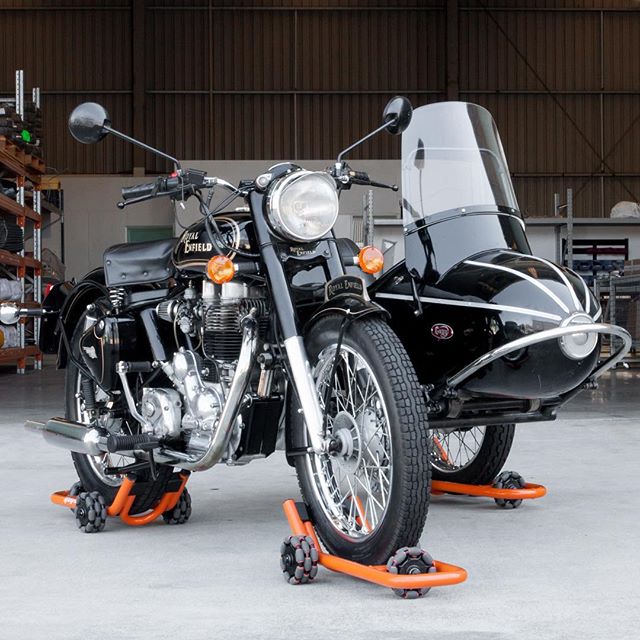 裝置邊車也可以使用Dynamoto移動式駐車來移動車輛