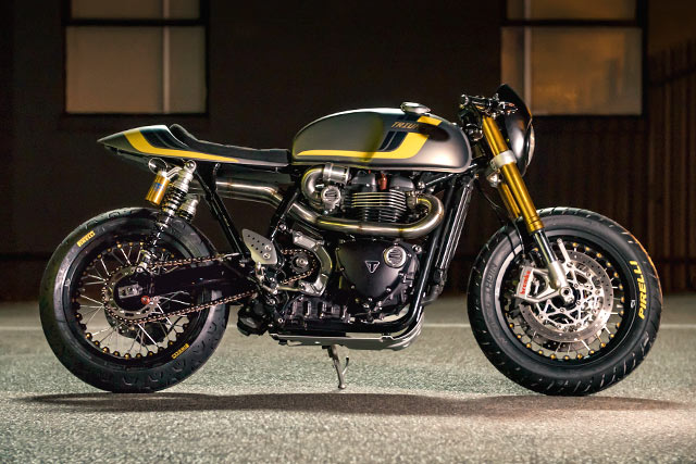 由澳洲知名改裝技師所製作的TRIUMPH Thruxton R "Phantom Racer"