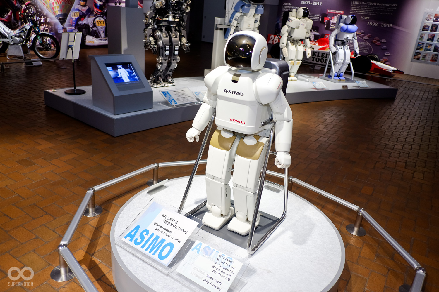 每日固定還有三場ASIMO 機器人秀,看ASIMO 跑步、踢足球的模樣實在是非常可愛!