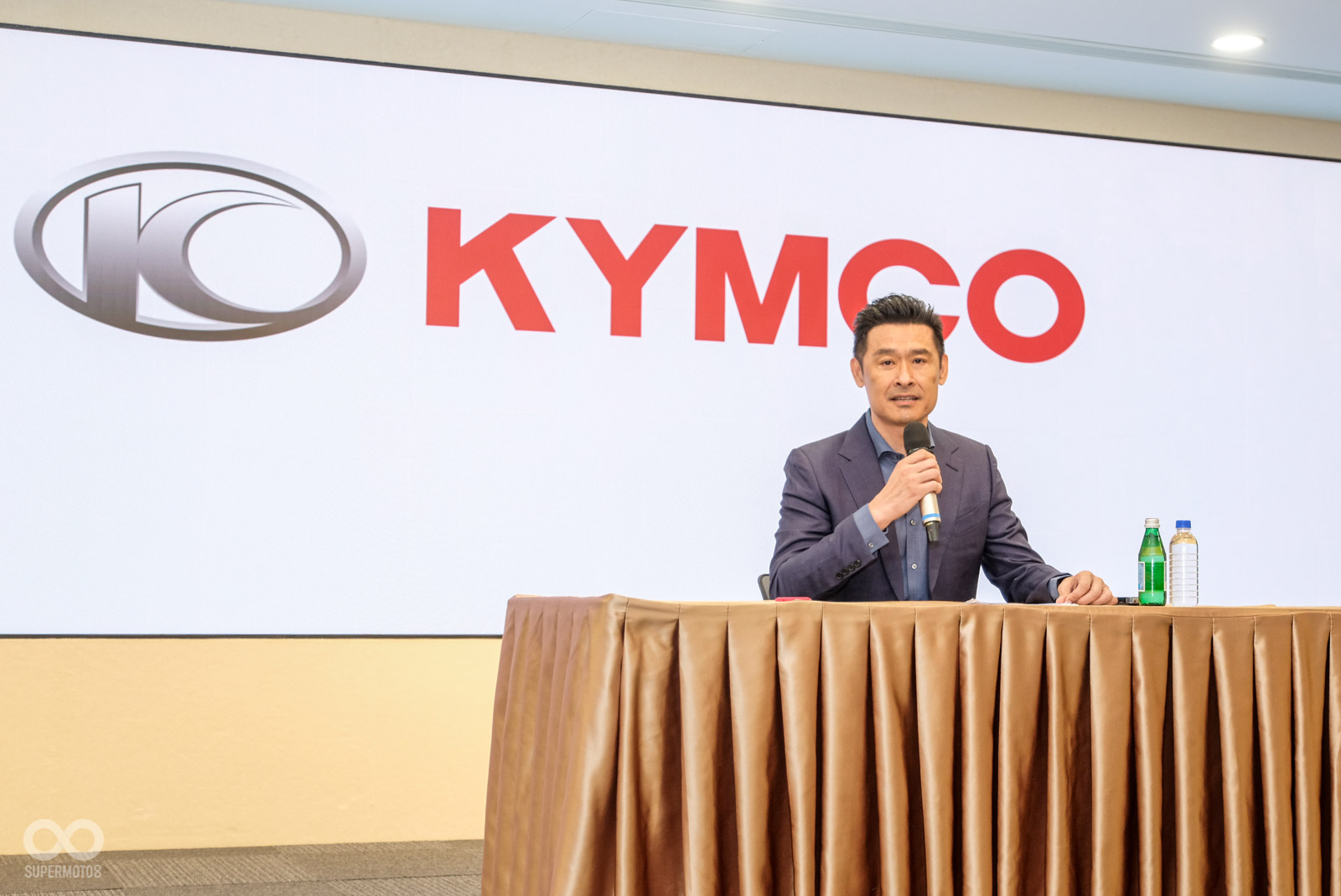 光陽 前董事長 柯勝峯 日前召開記者會宣布不再擔任董事長