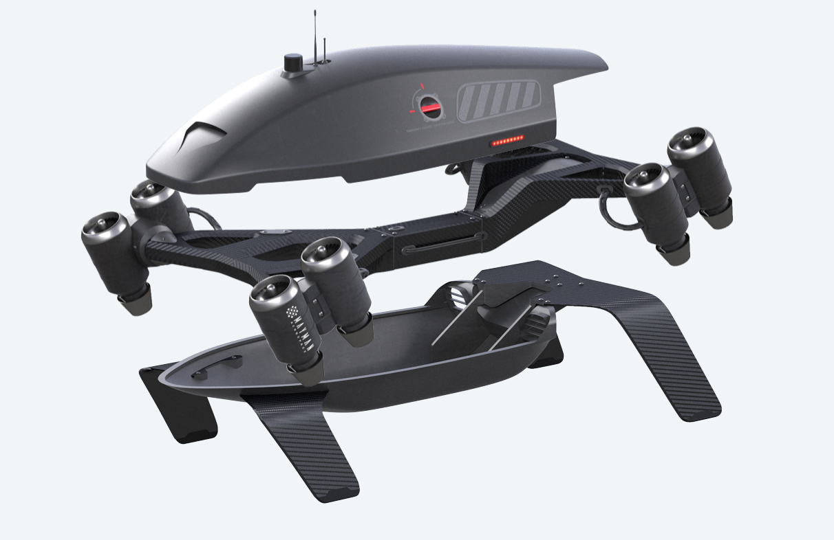 Speeder採用模組化設計，飛行電腦能自動平衡、起降