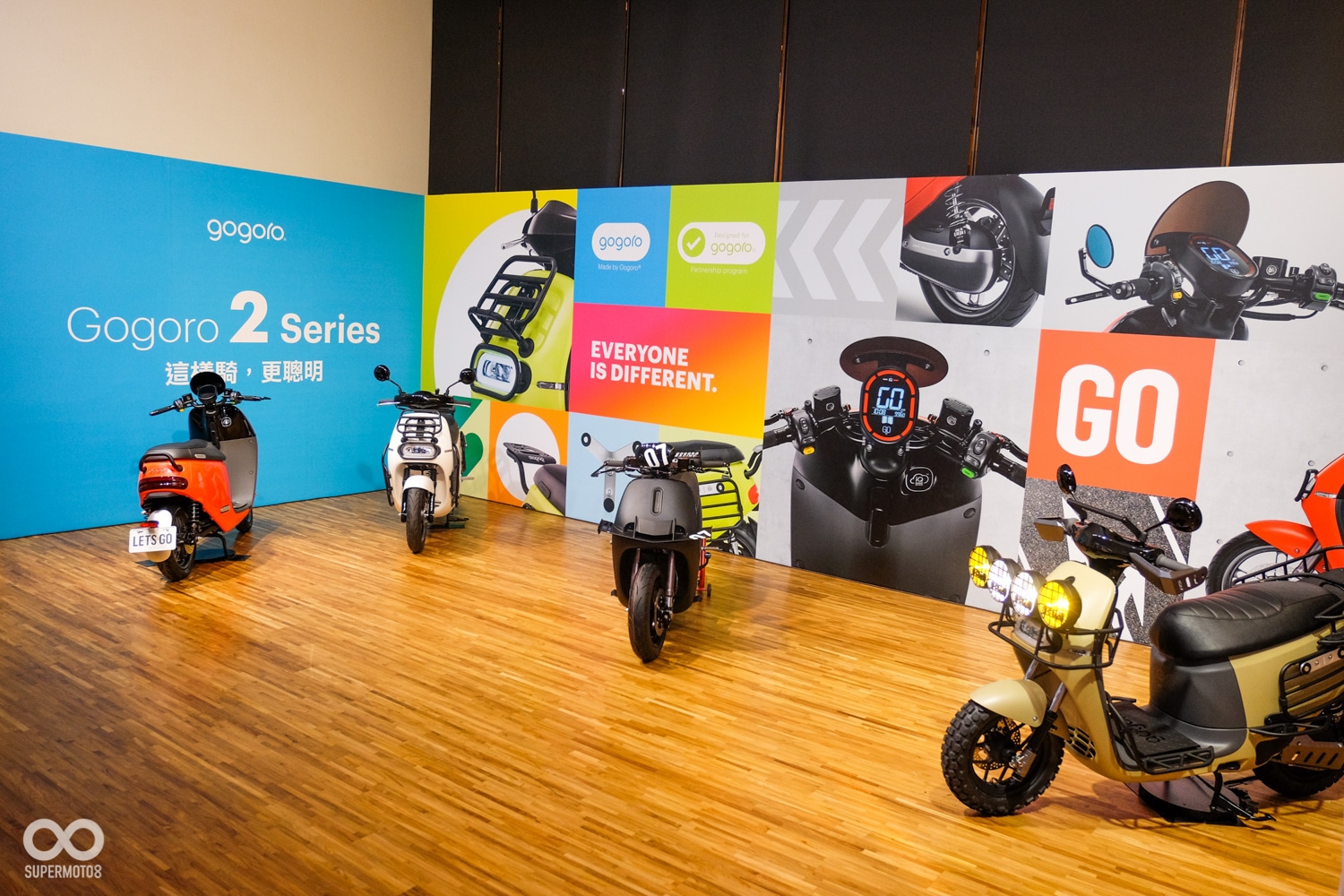 原廠也提供了超過50項的認證精品,從基本款的書包架到性能風格強烈的倒立式前叉一應俱全,讓車主能盡情的展現自我