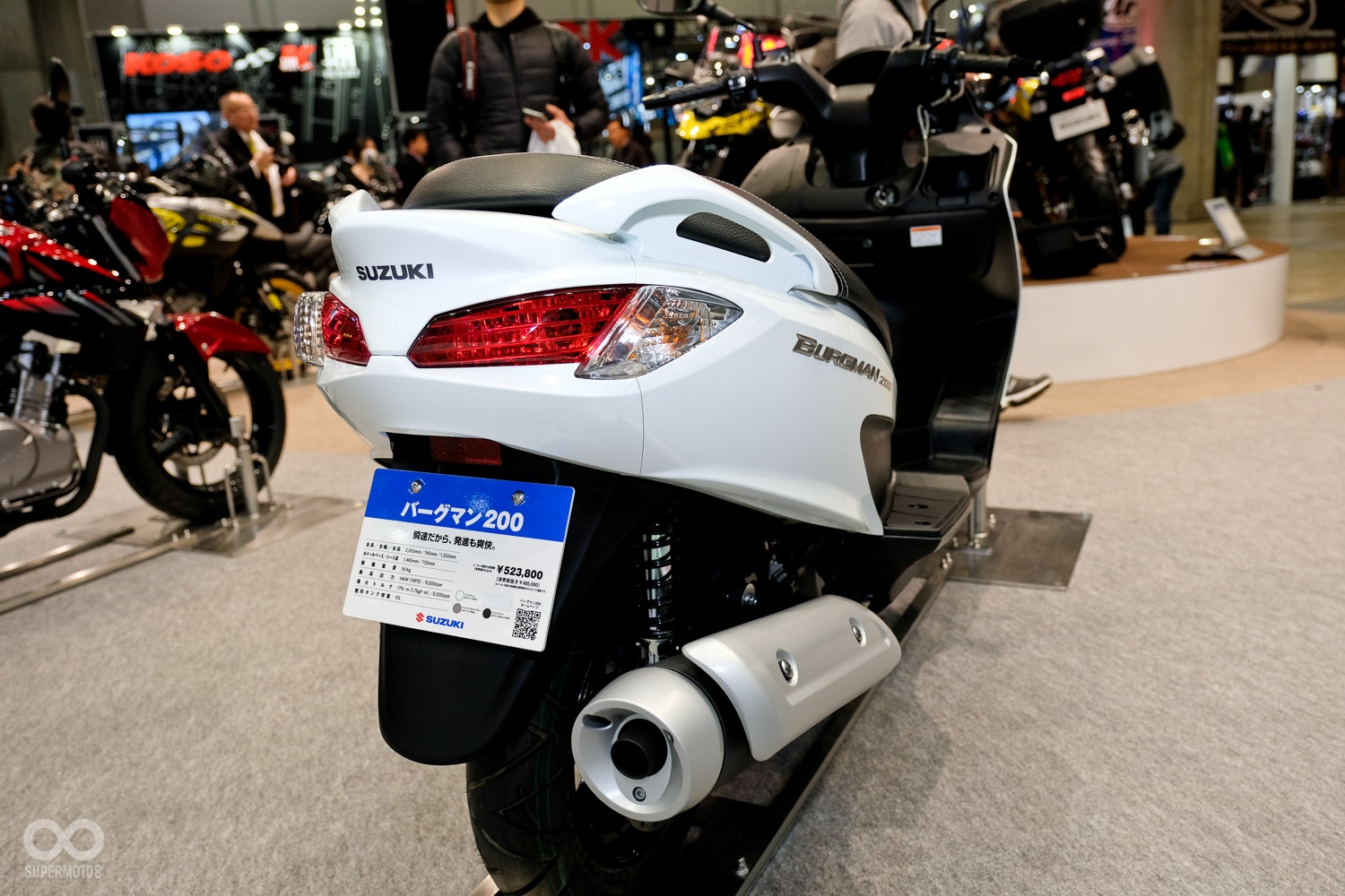 Burgman200俗稱的小漢堡，這同樣是主打日本國內市場的小排氣量車款