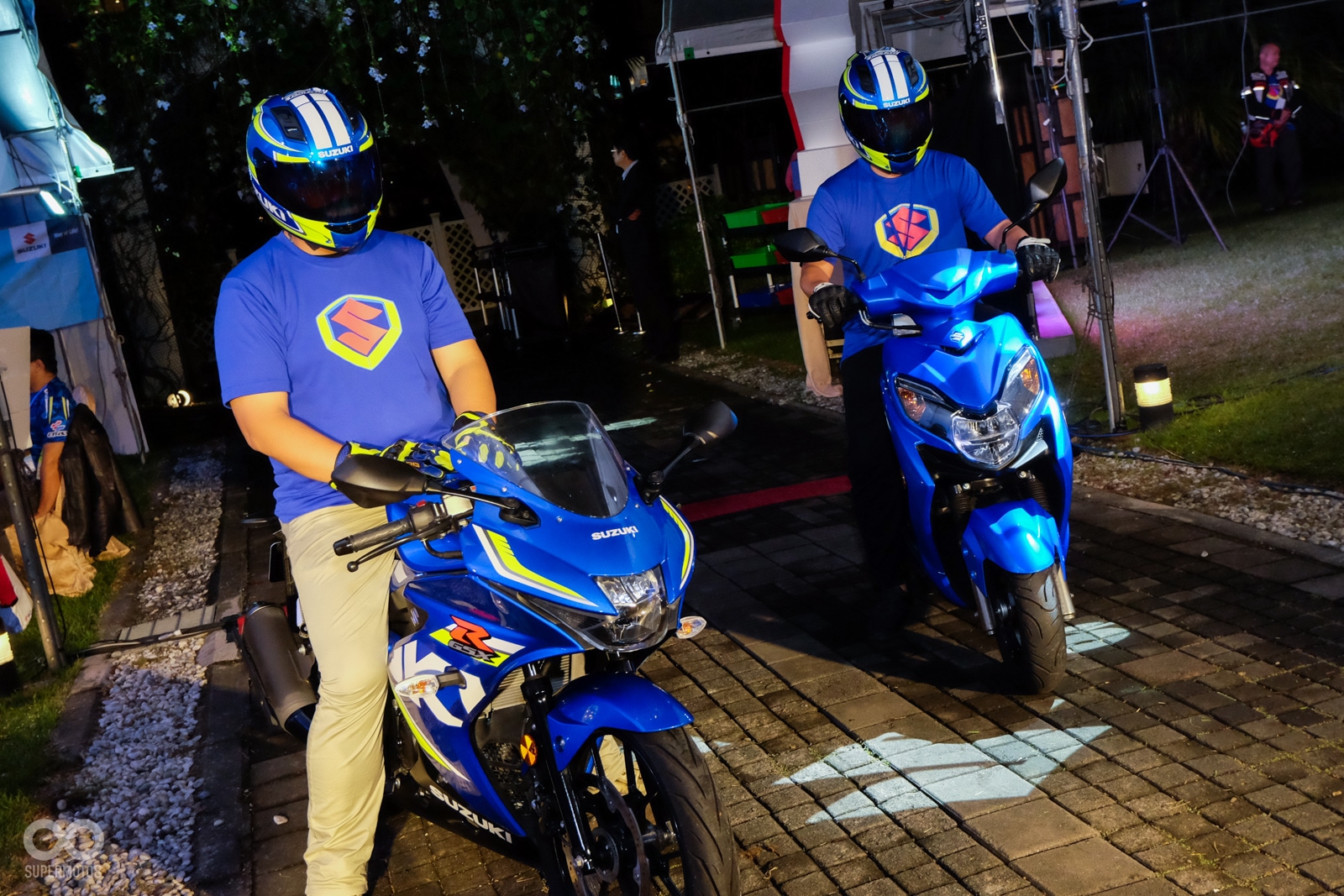 SUZUKI 台鈴工業也在晚宴最後,揭曉了今年大會師的神秘大獎:GSX-R 150以及Swish 125