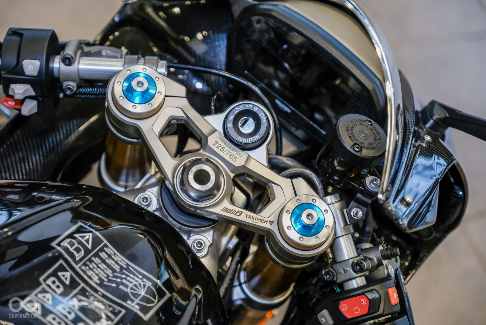 Triumph Daytona Moto2 765 Limited Edition車上都有限量編號