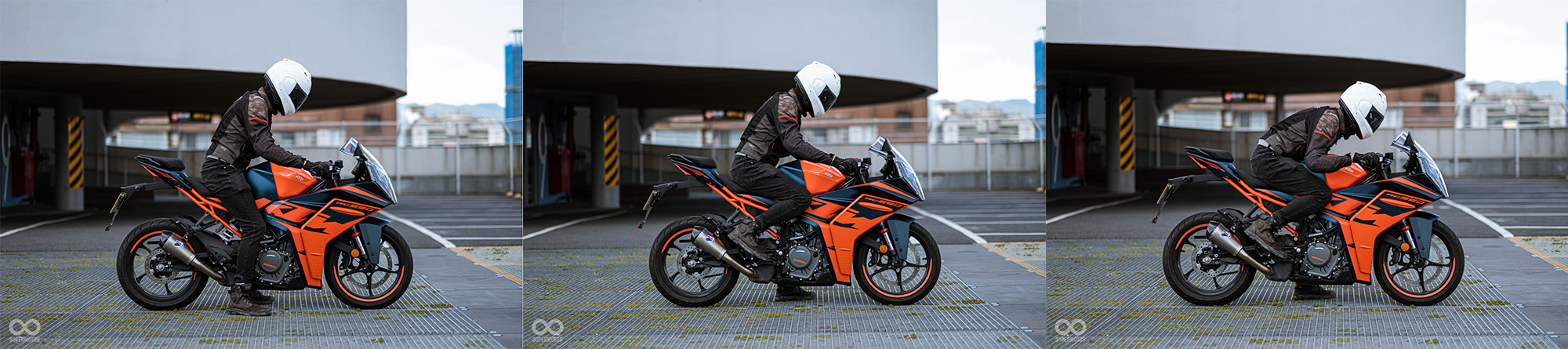 圖中騎士身高180公分,雙腳能平踏地面