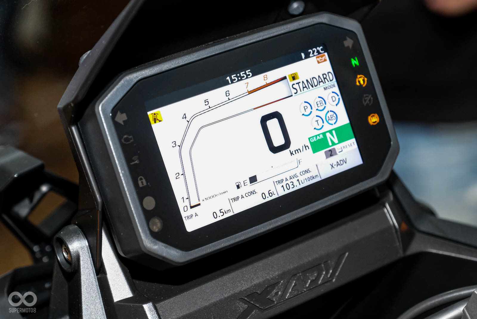 儀表同樣升級為5吋TFT全彩液晶