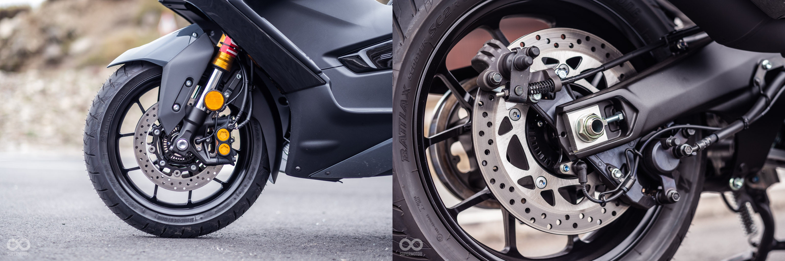 2022年式TMAX 輪圈升級有效降低簧下重量