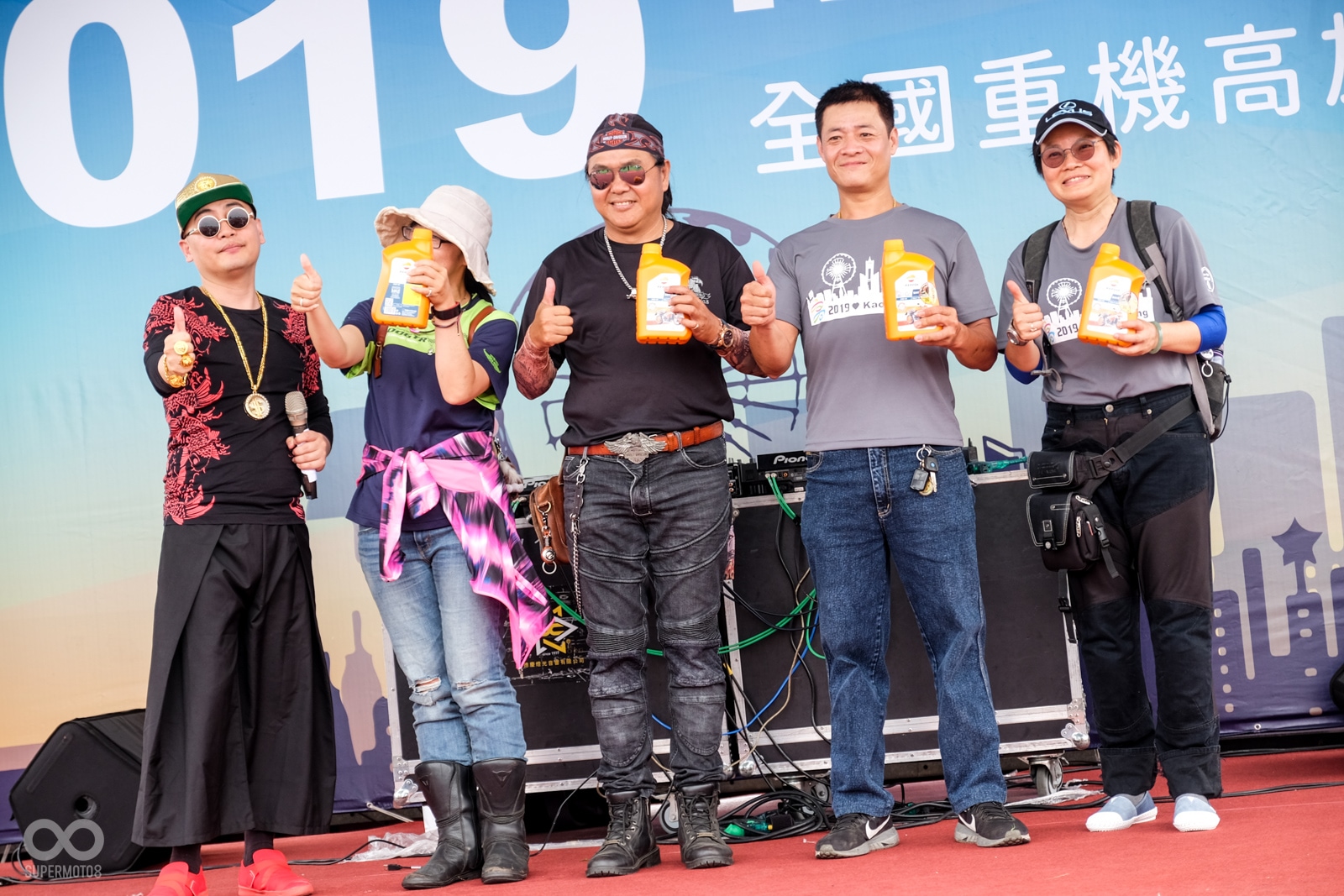 不少車友都幸運獲獎，可以說是滿載而歸