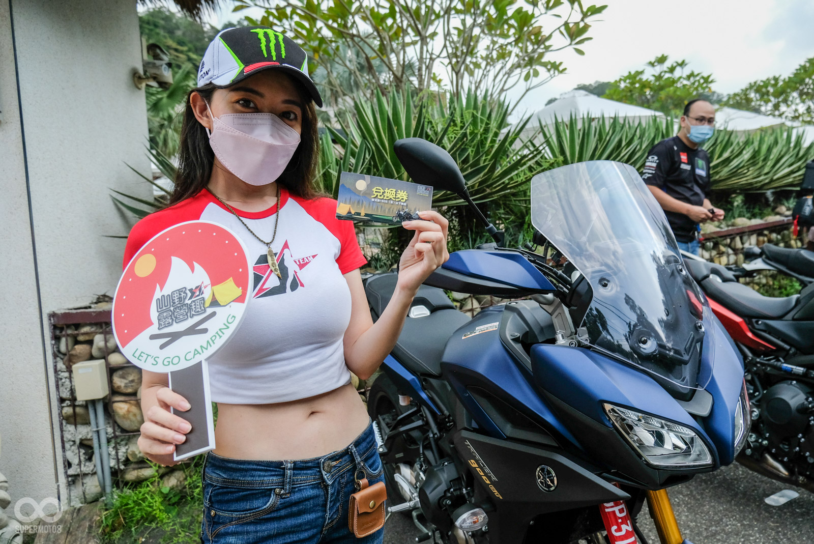 集合地點選在新竹莫內咖啡,提供報名車友餐卷兌換餐點補充體力