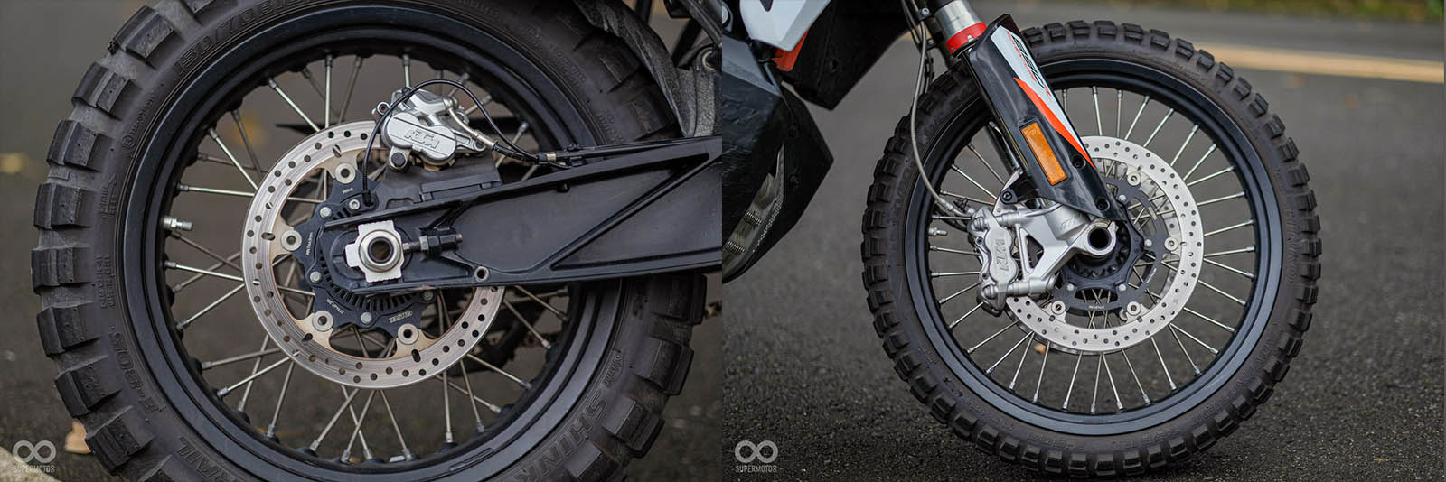 輪胎採用標準越野車規格,同時搭配大胎塊巧克力胎