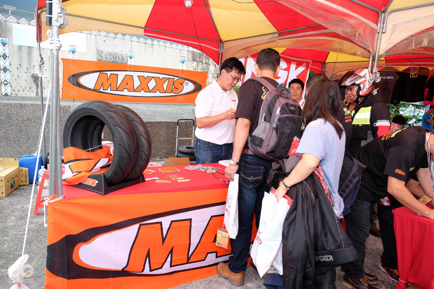 國內輪胎大廠MAXXIS也到場參與這項年度盛事