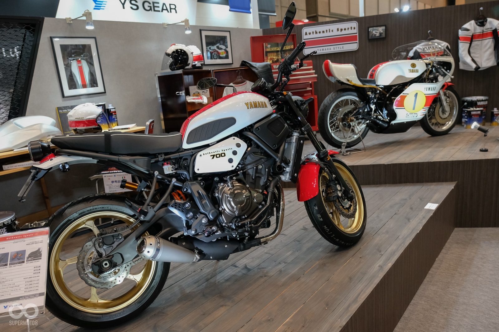 與老賽車致敬的塗裝套件為XSR700的原廠精品