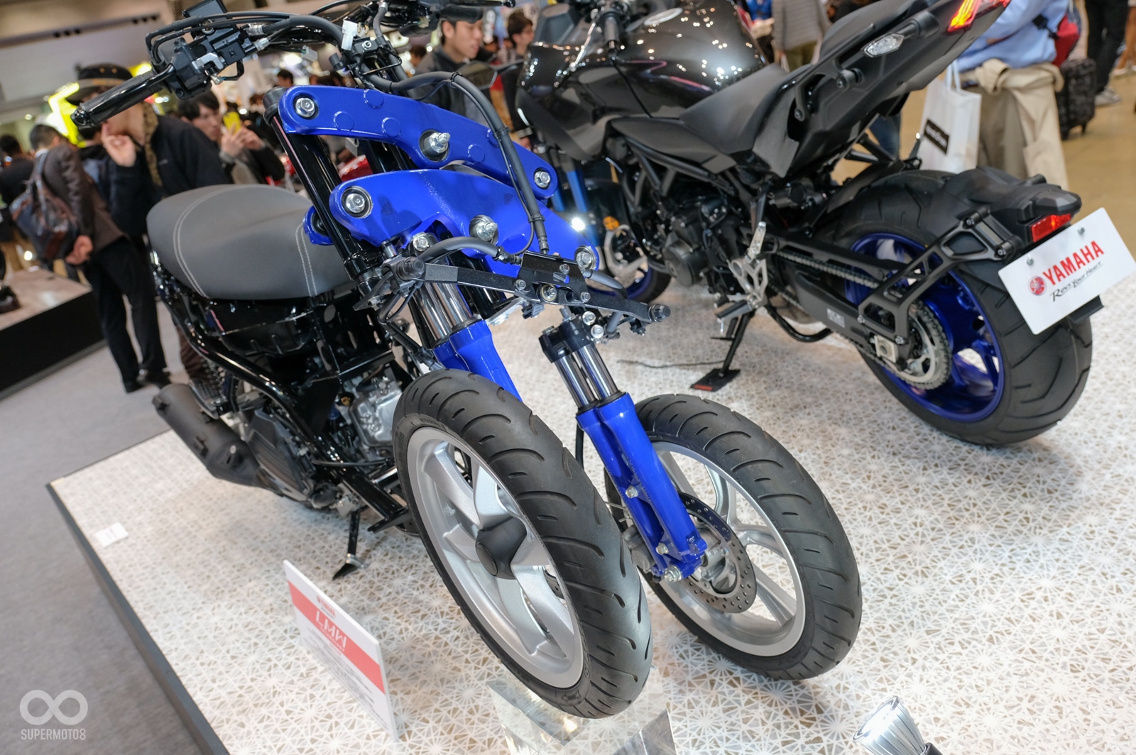 即將於2018年上市的YAMAHA NIKEN,直接脫光讓你一窺內部的機構作動方式
