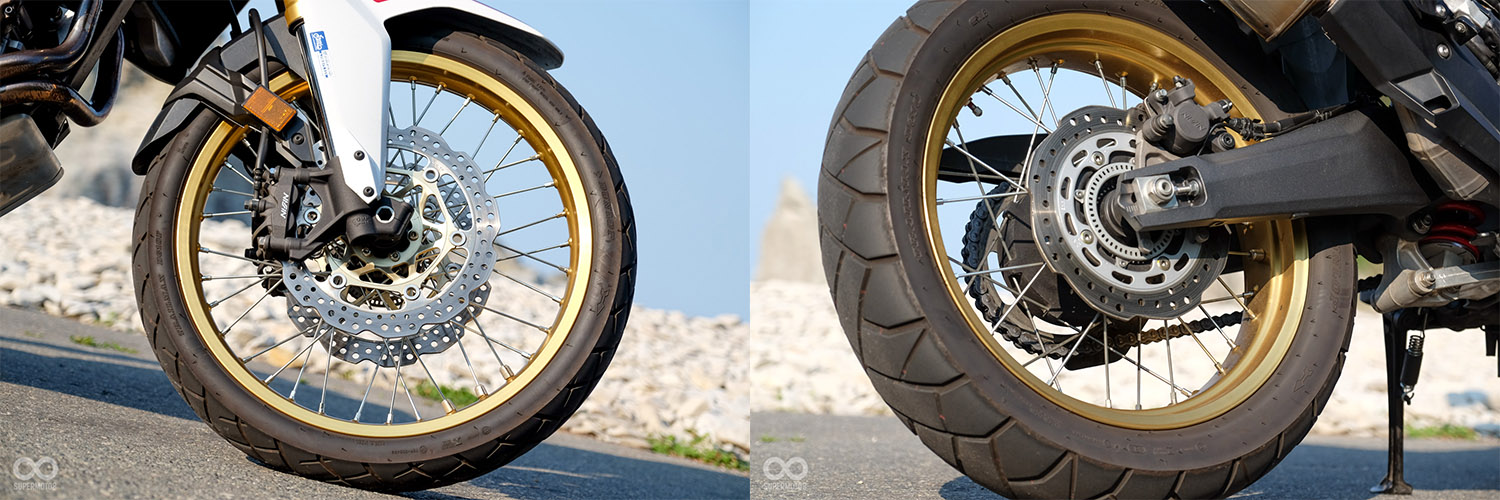 前21後18鋼絲匡配置，除此之外還是使用內胎的版本