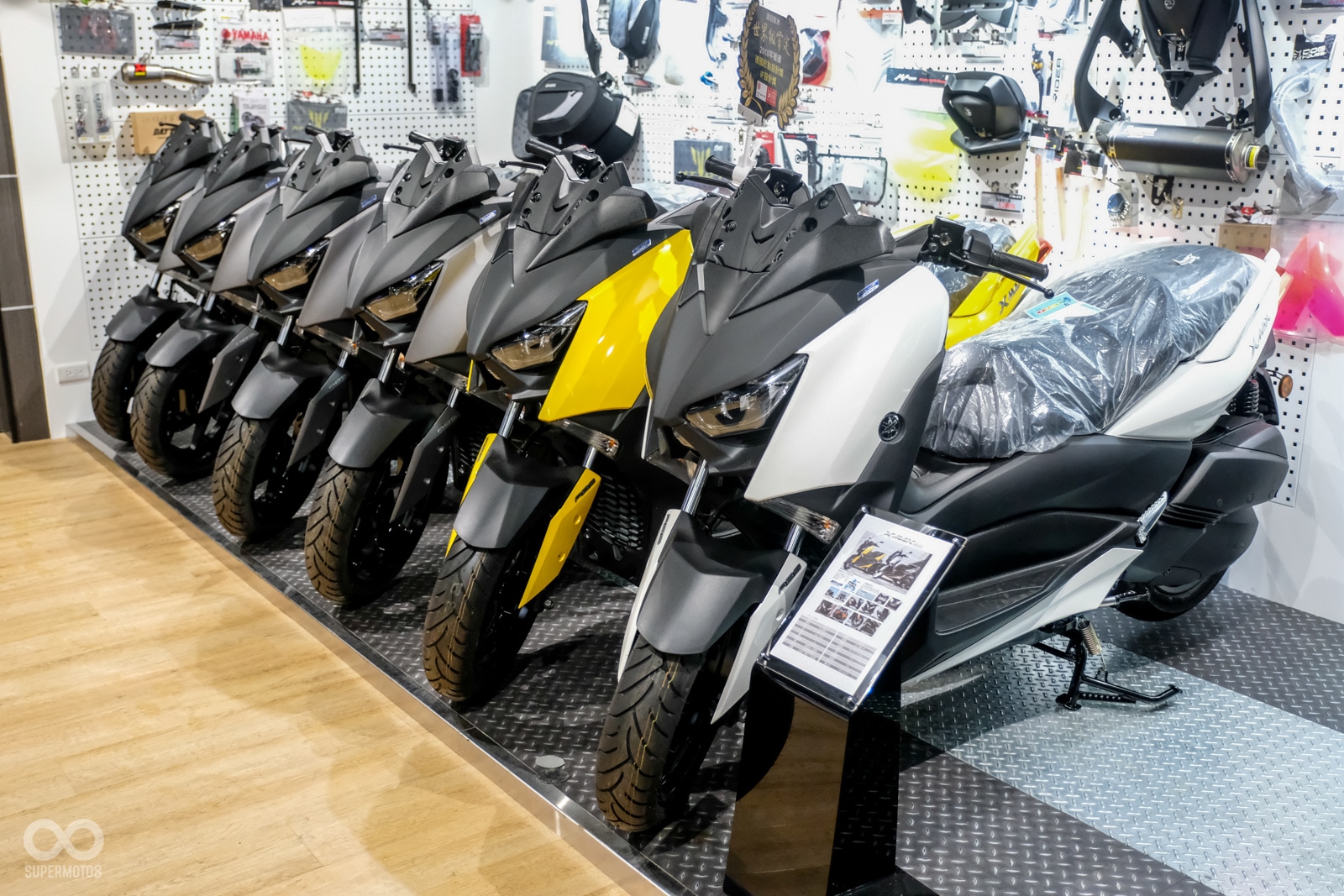 店家表示,YAMAHA XMAX相當受到顧客喜愛