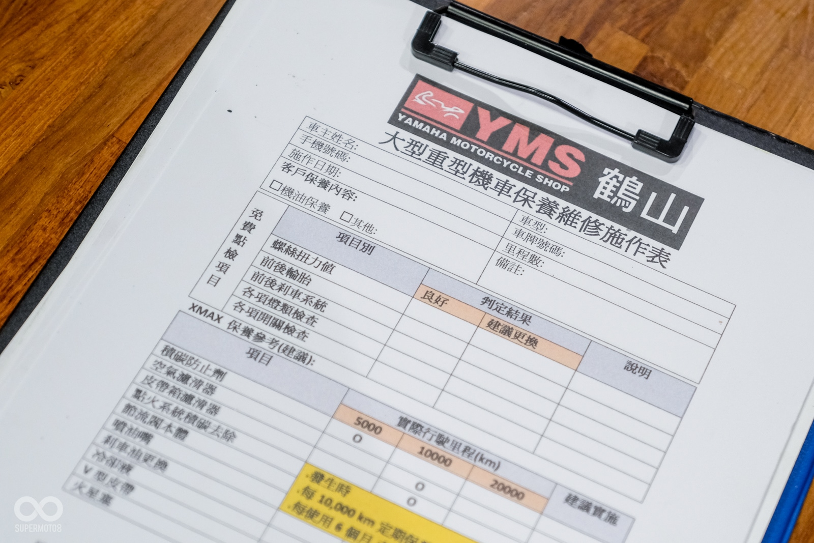 透過檢測清單,除了可以完整記錄車輛狀態外,也防止技師遺漏保養項目