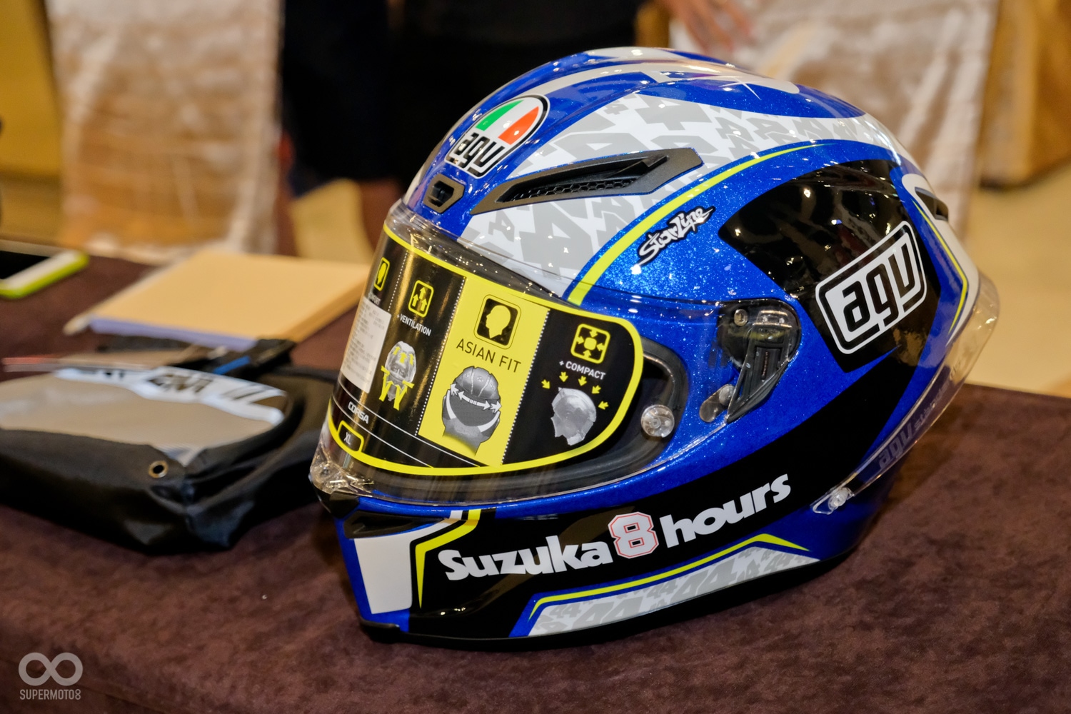 由迪世亞代理的AGV當然也不會缺席,SUZUKA 8耐的彩繪看了令人好想買阿!