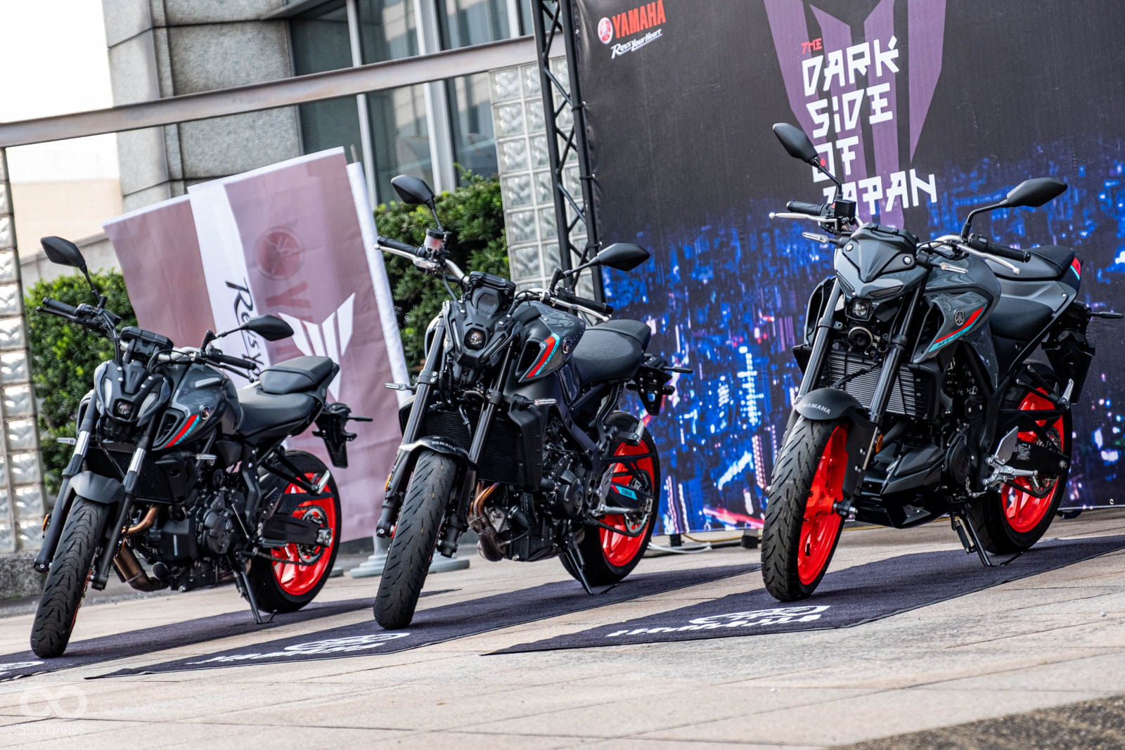 三台2021年式MT家族成員全數到齊