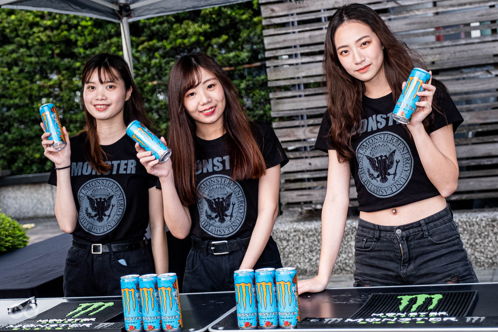 Monster能量飲料也來到現場擺攤