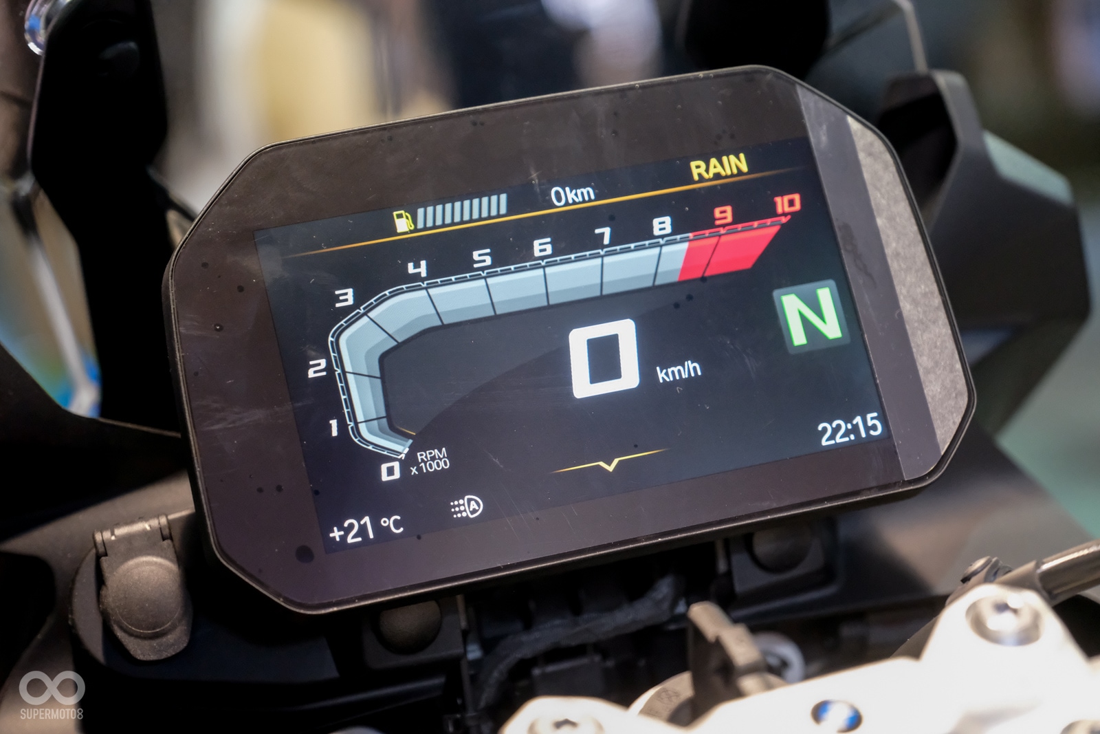 F 750/850 GS系列也都用上了更為先進的6.5吋TFT液晶儀表