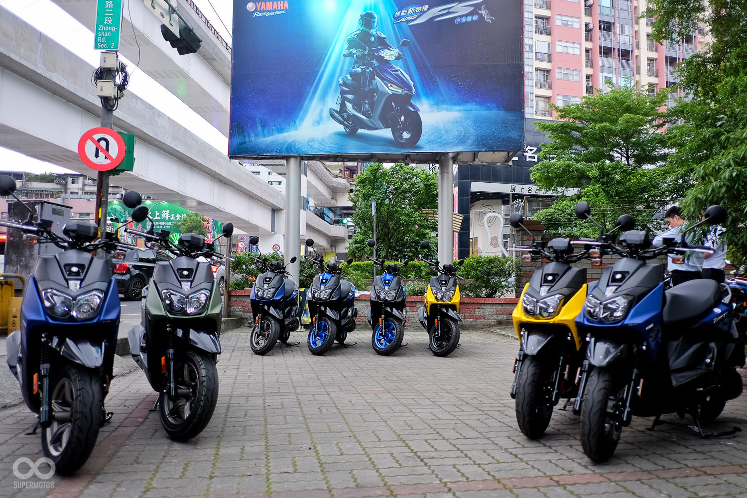 8輛YAMAHA BWS R 125 將是挑戰花東縱谷中的重要功成