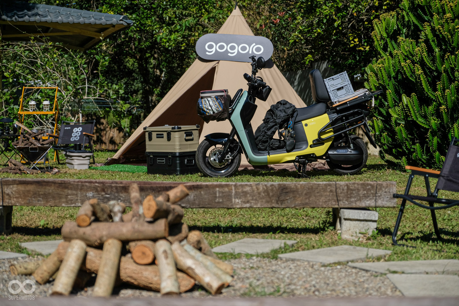 現場展示車款詮釋CrossOver的正確用途，裝好裝滿就對了！