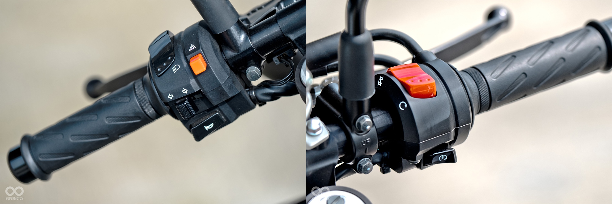 左右手把的配置跟大多數車款差異不大