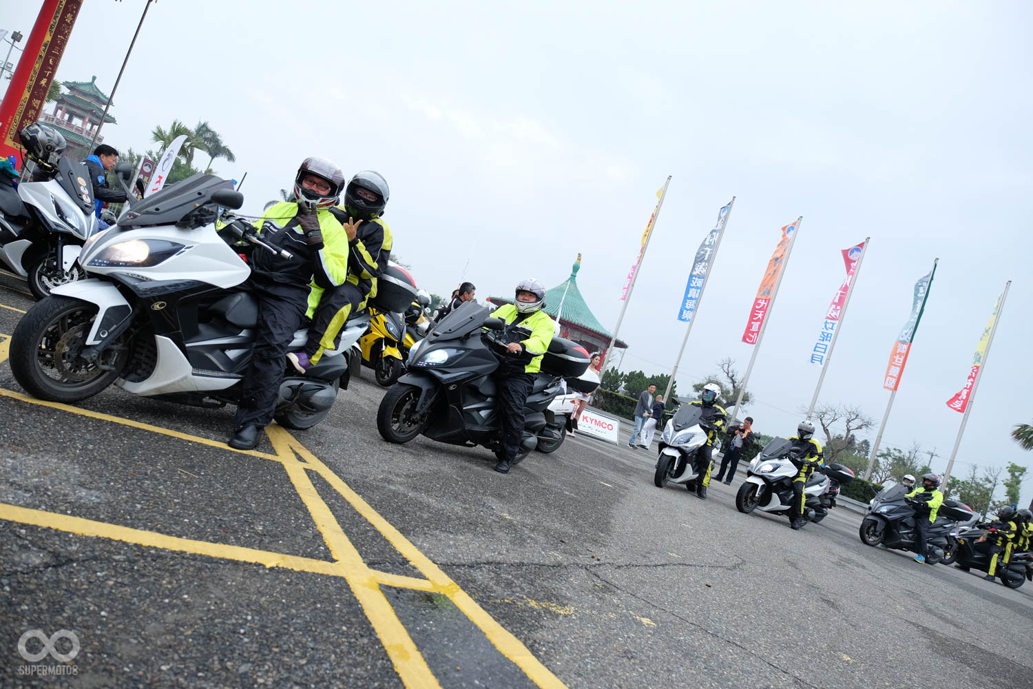 車友們陸續到場