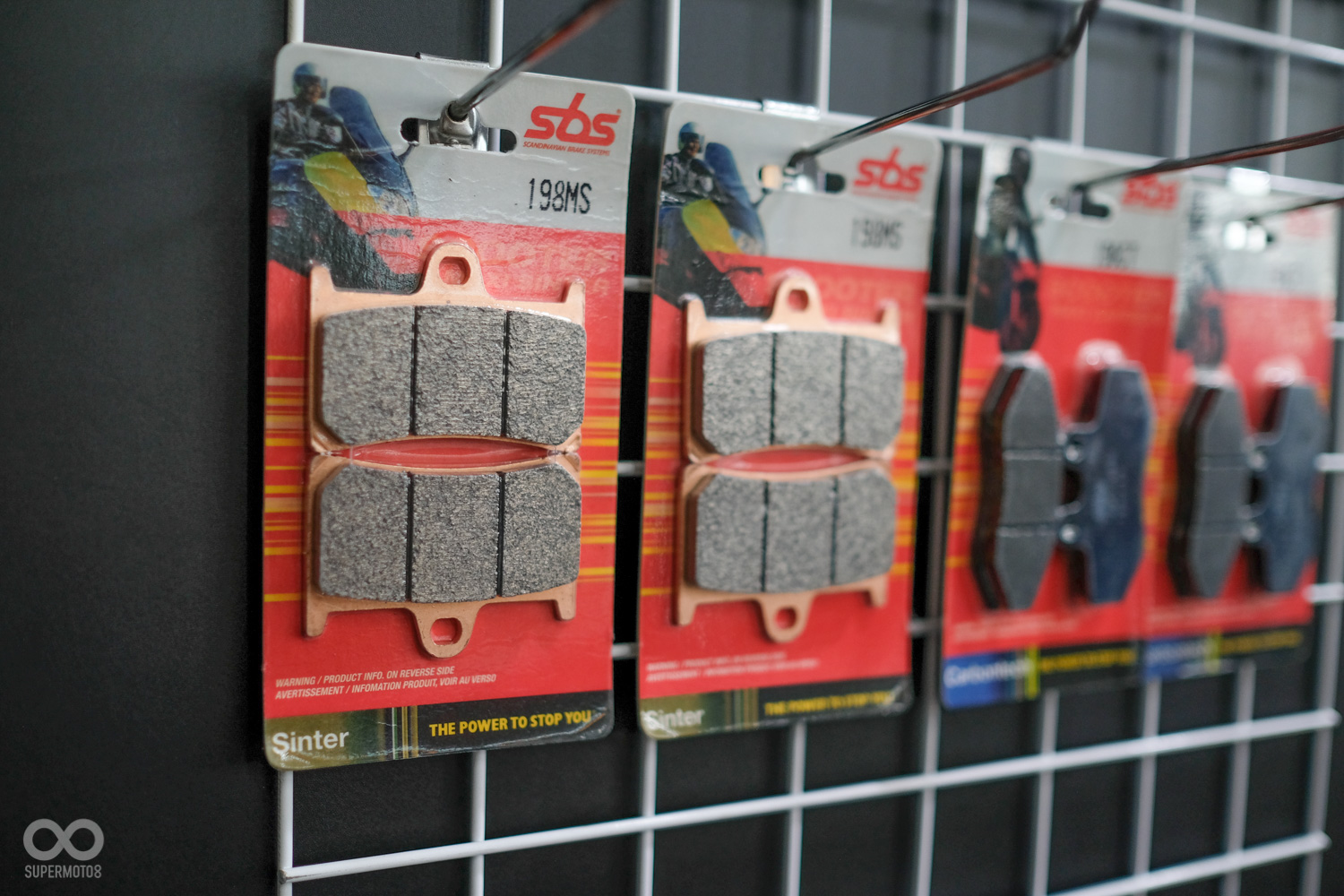 制動力道與品質均相當優異的SBS煞車來令片