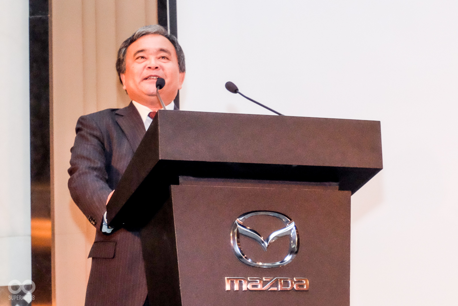 灣馬自達汽車董事長 渡部宣彥,親自報告2018/2019的銷售成績與計畫