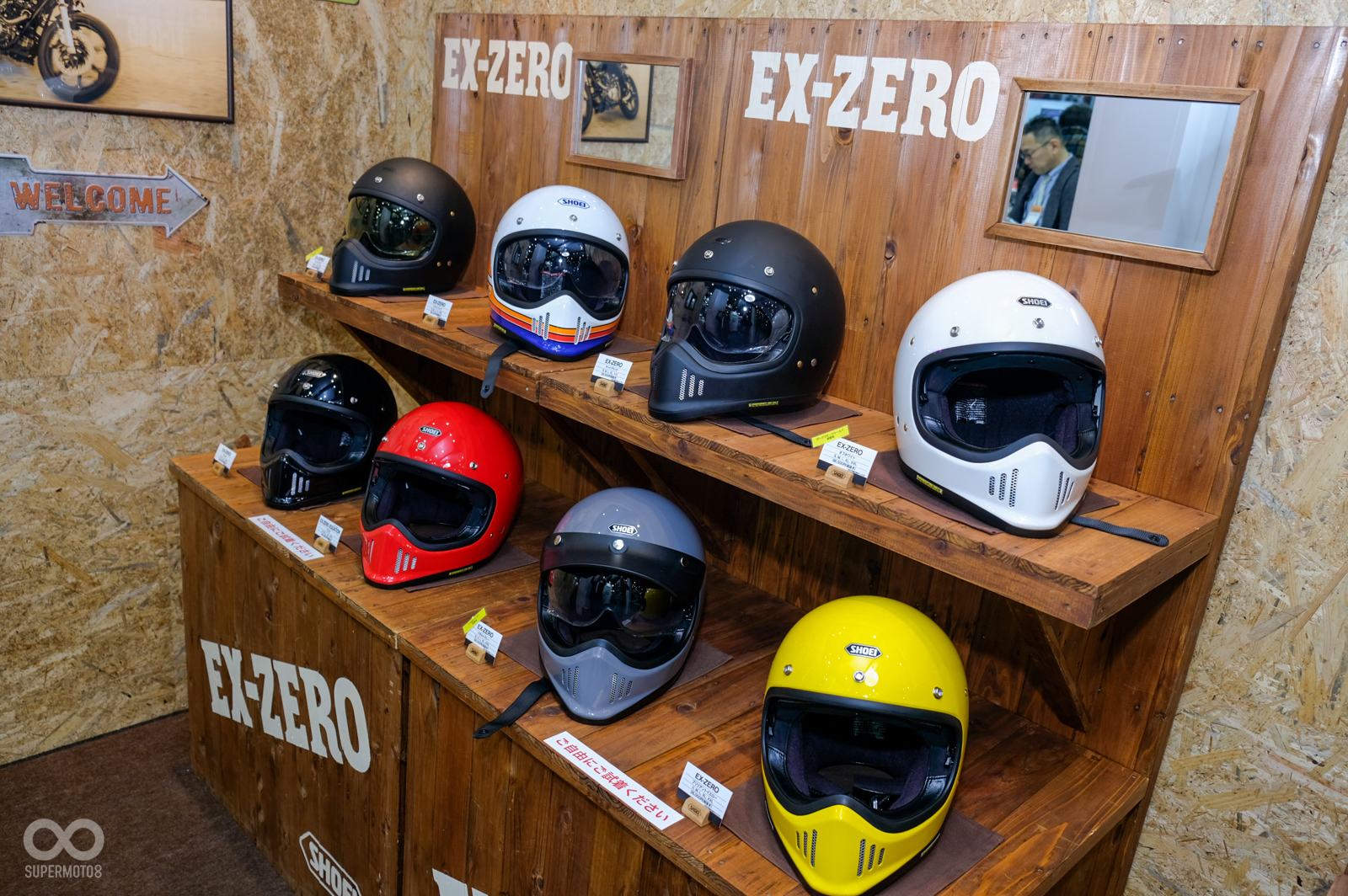 除了J-Cruise II和GT-AIR II之外，現場也能看到復古帽款EX-ZERO