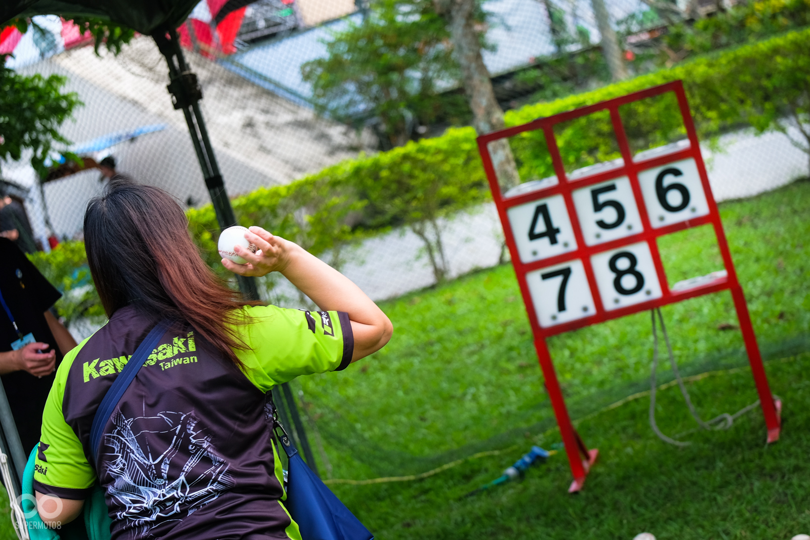 除了小吃之外，一旁還有許多的趣味關卡可以遊玩體驗