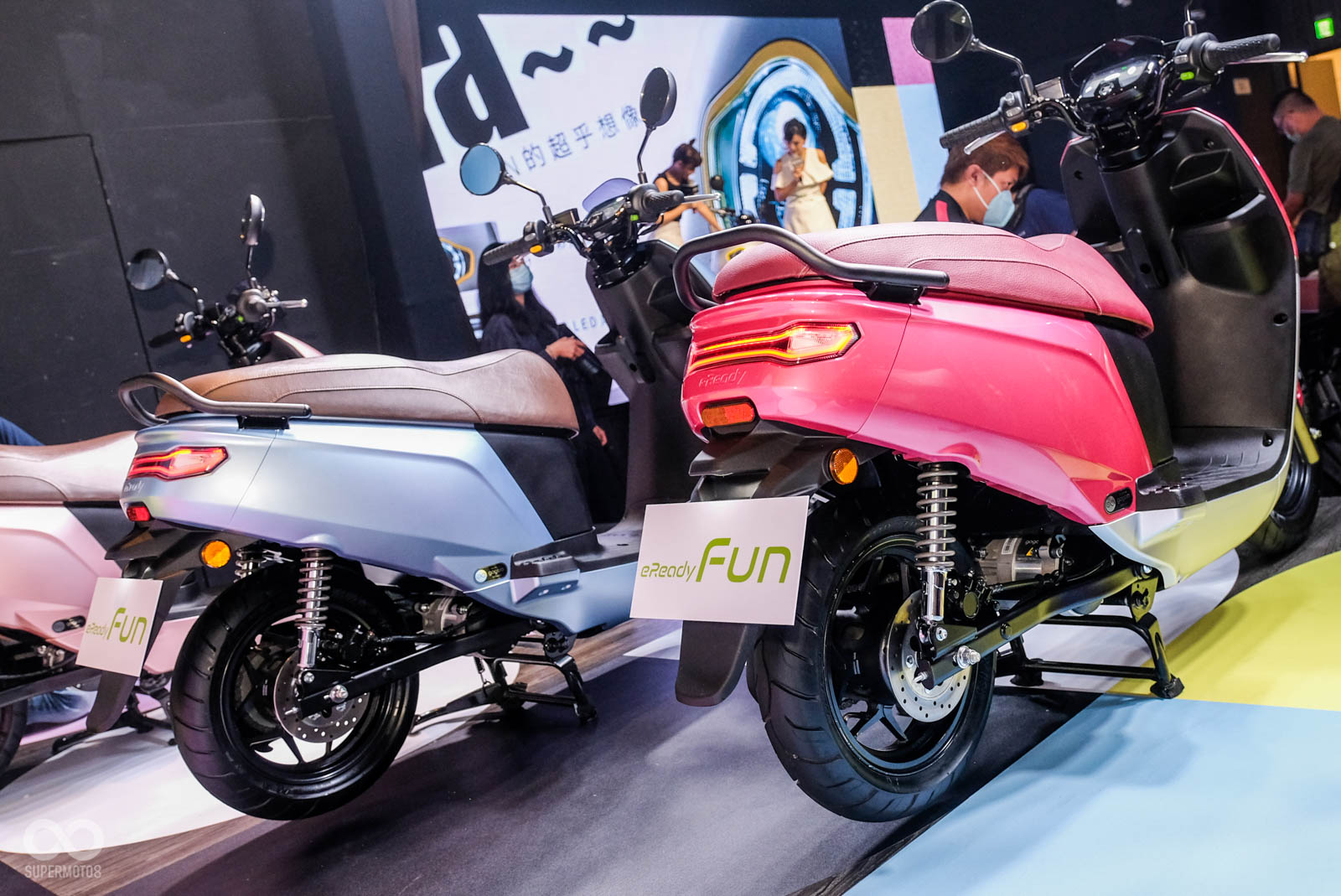 車尾呈現和車頭截然不同的線條語彙