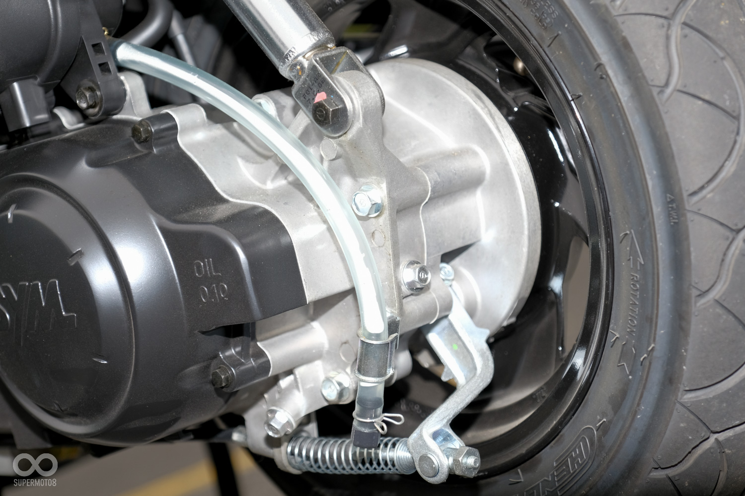 後制動為鼓式煞車設計