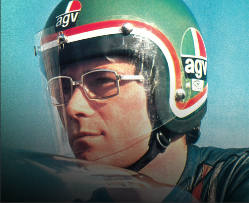 堅持不使用全罩式安全帽的Paso也是當年Ago的勁敵,兩位都是當年賽場上的傳奇人物
